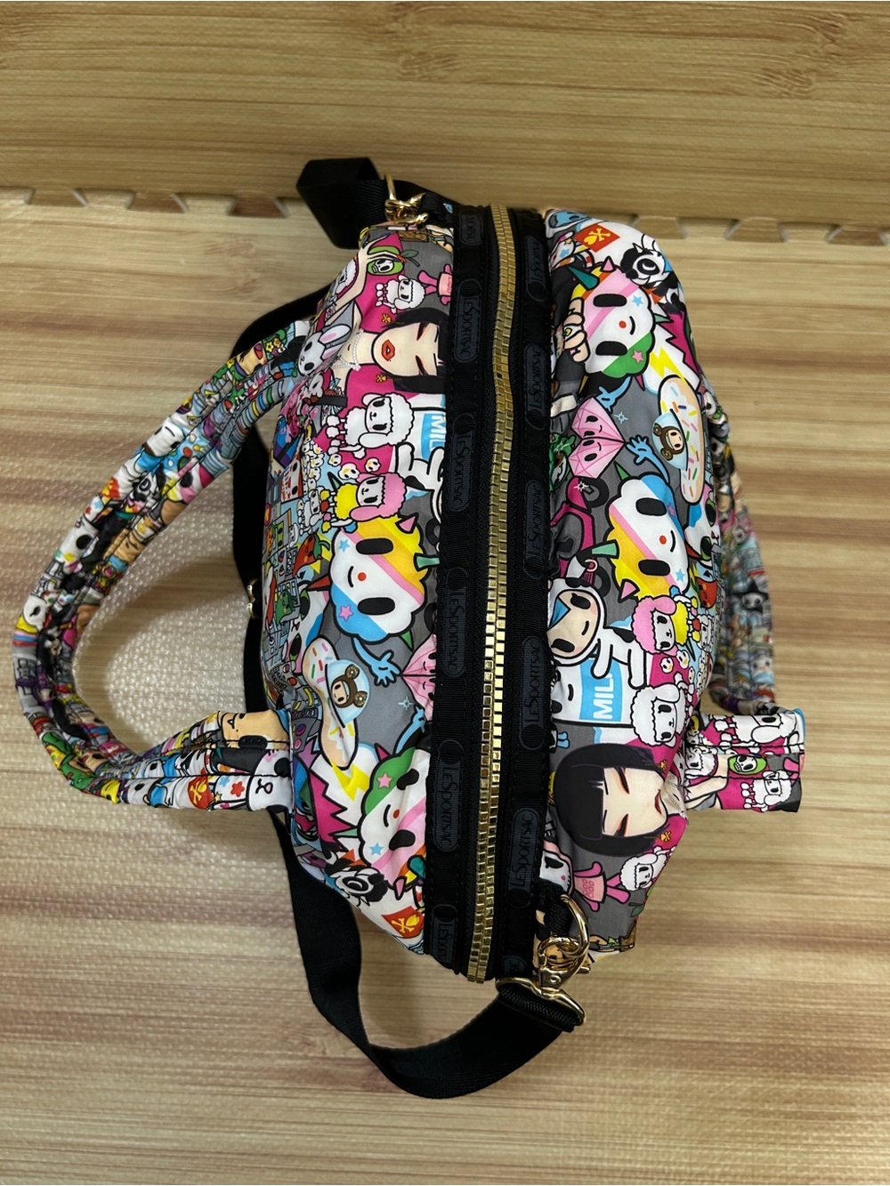tokidoki for LeSportsac Parigina Tokidopoli Satchel Bag 3286 P510 - Picture 6 of 16